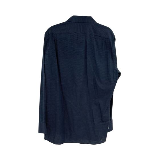 J. Crew Ludlow Stretch Two-Ply Easy-Care Cotton Dress Shirt‎ Dot Blue 16.5 34 - Picture 5 of 7